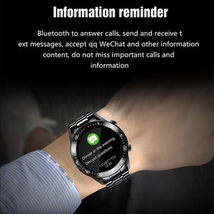 LIGE  mens watches 
Steel band ,Fitness,Heart rate ,blood pressure ,Activity tracker Smart Watch