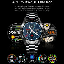 Load image into Gallery viewer, LIGE  mens watches 
Steel band ,Fitness,Heart rate ,blood pressure ,Activity tracker Smart Watch
