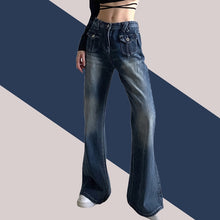 Load image into Gallery viewer, Low Waist Streetwear women Jeans
