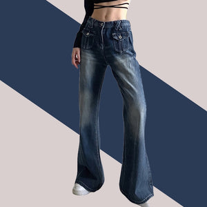 Low Waist Streetwear women Jeans